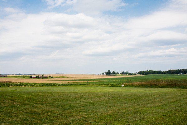 Farm fields