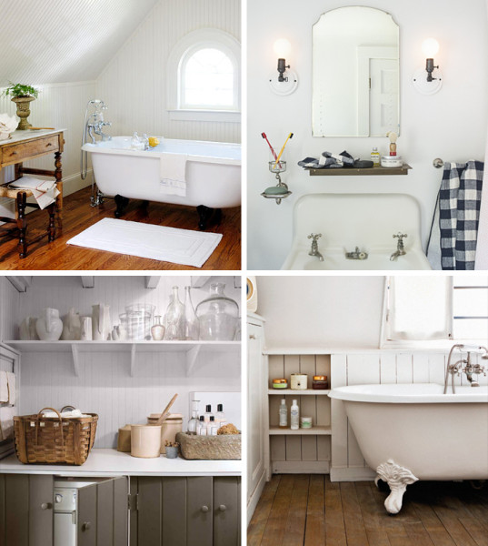 Farmhouse laundry room and bathroom