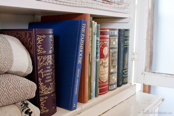 Farmhouse bookshelf