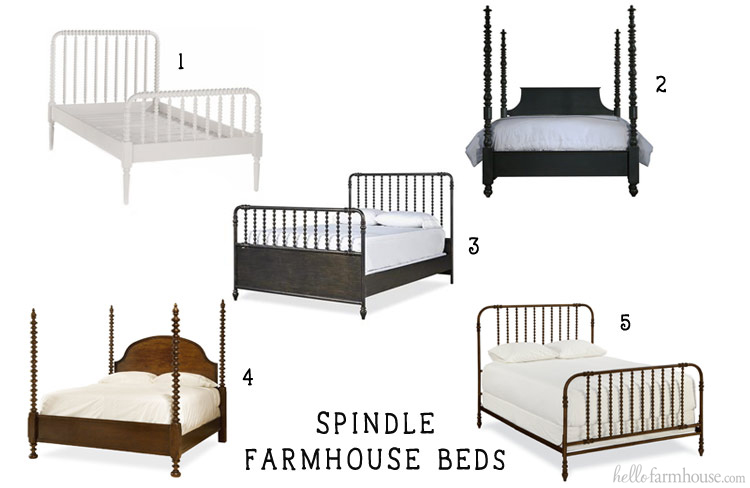 Add farmhouse charm to any home with a beautiful farmhouse spindle bed.