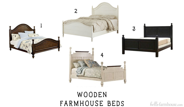 Add farmhouse charm to any home with a beautiful wooden farmhouse bed.