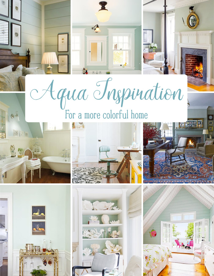 Aqua room inspiration for a more colorful home