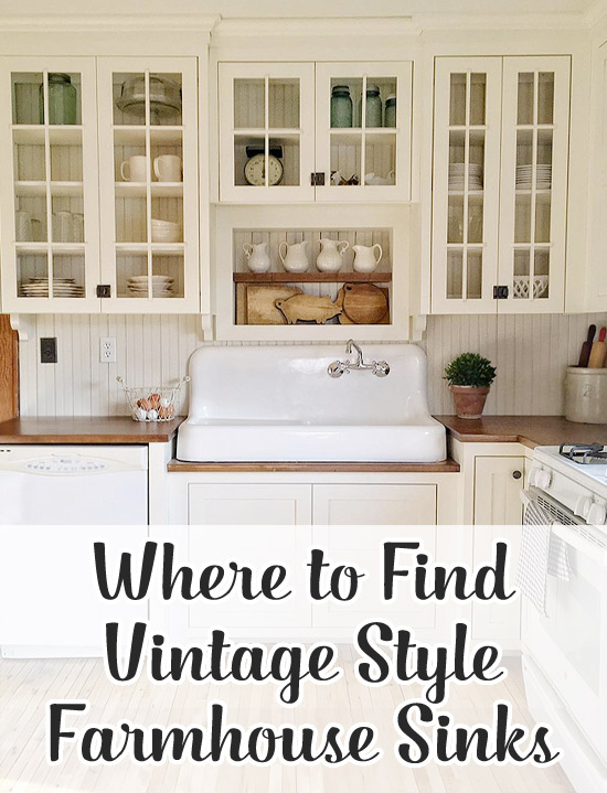 Vintage Style Farmhouse Sink, What Are Old Farmhouse Sinks Made Of Wood Called