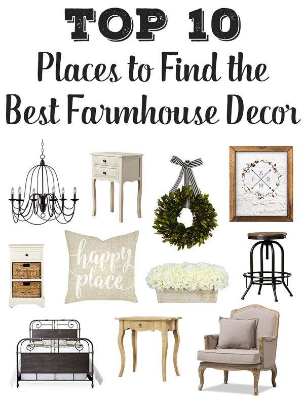 Add farmhouse charm to your home with the best farmhouse decor PLUS the best places to shop!