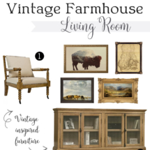 Vintage Farmhouse Living Room
