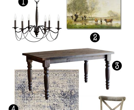How to Create a Vintage Farmhouse Dining Room